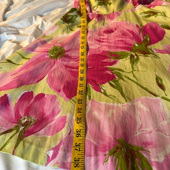Flowered full skirted cotton dress by Logic.size 10. - Picture 3 of 8